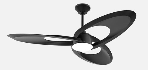 ABRILA DC TARAZONA Negro - Ventilador de Techo Aspas Normales 18W