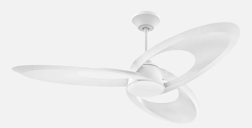 ABRILA DC TARAZONA Blanco - Ventilador de Techo Aspas Normales 18W