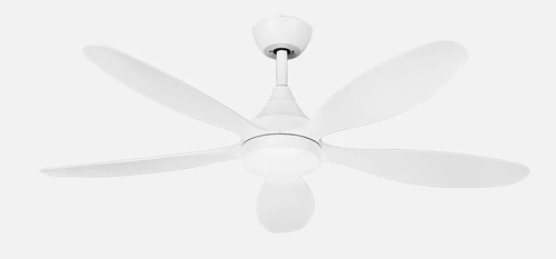 ABRILA TOBARRA Blanco - Ventilador de Techo Aspas Normales 18W