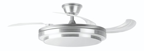 ORBEGOZO CP 159105 Plata - Ventilador de Techo Aspas Retráctiles 30W