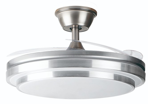 ORBEGOZO CP 159105 Plata - Ventilador de Techo Aspas Retráctiles 30W