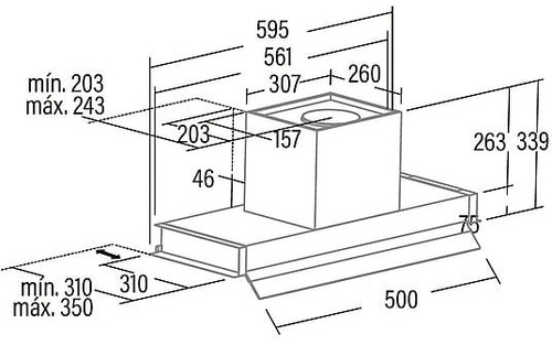 CATA CORONA X 60 INOX - Grupo Filtrante 60CM