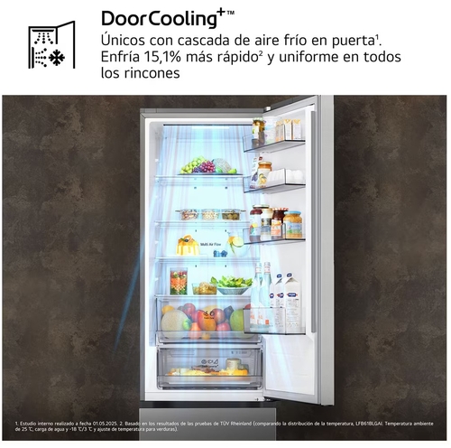 LG GBBSJ2CCPY INOX - Frigorífico Combi No Frost