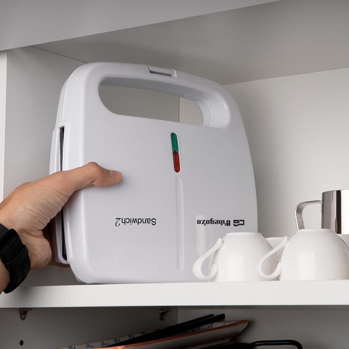 ORBEGOZO SW 4915 Blanco - Sandwichera 800W