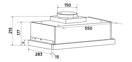 ORBEGOZO TL 06260 A INOX - Campana Extraíble 60CM