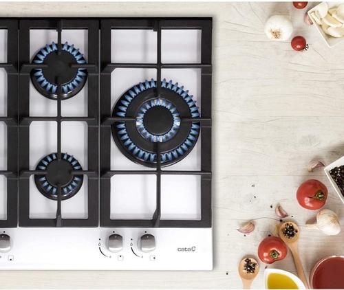 CATA LCI 631 WH Blanco - Placa de Gas 60CM Gas Natural