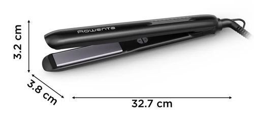 ROWENTA SF3320F0 Negro - Plancha de Pelo Cerámica