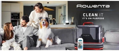 ROWENTA IN5012F0 Negro-Rojo - Aspirador con Cable Tapicerías 400W