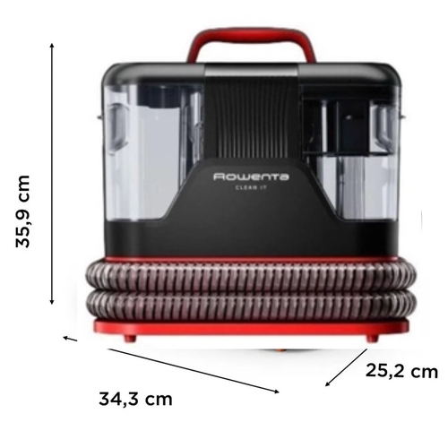 ROWENTA IN5012F0 Negro-Rojo - Aspirador con Cable Tapicerías 400W