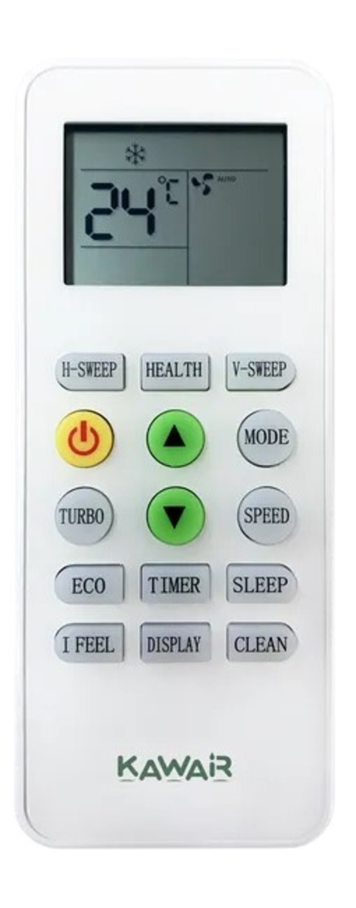 KAWAIR KW12WF2-R32 Blanco - Aire Acondicionado Split 2924 Frig y 3010 Kcal