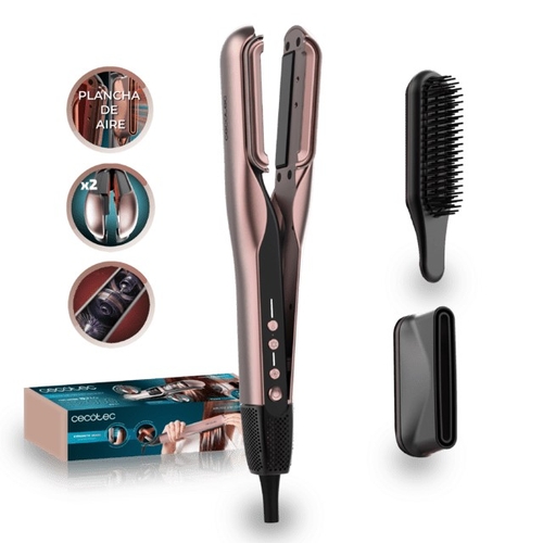CECOTEC AIRLISSE 2IN1 FORCEDRY DUO BLACK Dorado - Plancha de Pelo Con Aire