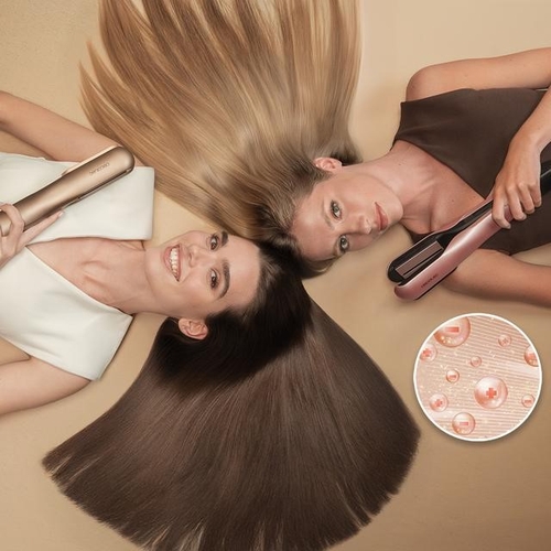 CECOTEC AIRLISSE 2IN1 FORCEDRY DUO BLACK Dorado - Plancha de Pelo Con Aire