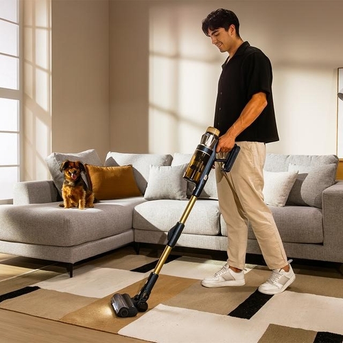 CECOTEC CONGA ROCKSTAR RS90 PET FLEX Gris-Negro - Aspiradora de Escoba 600W