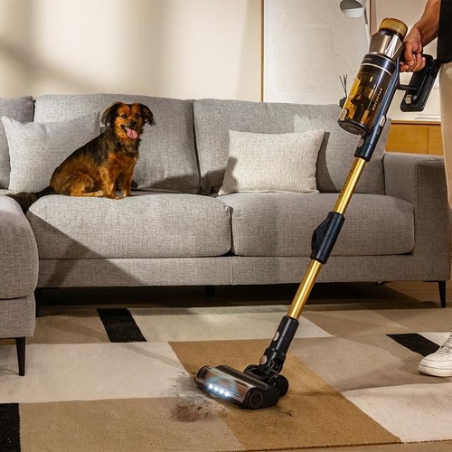 CECOTEC CONGA ROCKSTAR RS90 PET FLEX Gris-Negro - Aspiradora de Escoba 600W