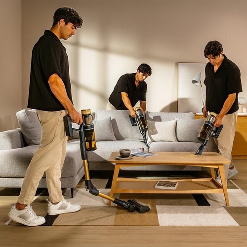 CECOTEC CONGA ROCKSTAR RS90 PET FLEX Gris-Negro - Aspiradora de Escoba 600W