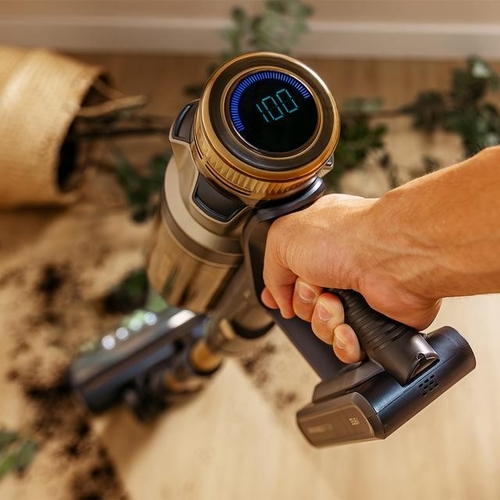 CECOTEC CONGA ROCKSTAR RS90 PET FLEX Gris-Negro - Aspiradora de Escoba 600W