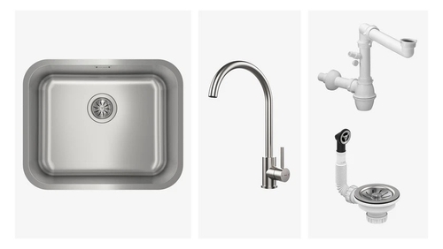 TEKA TEKAWAY BET 50.40 PLUS INOX - Fregadero + Grifo