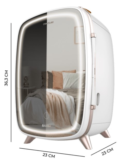 CECOTEC 6000 Blanco-Rosa - Nevera Cosméticos 6L