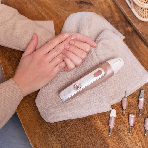 CECOTEC 700 PERFECT NAILS Blanco-Rosa - Set Manicura-Pedicura