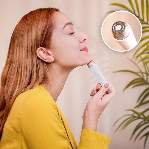 CECOTEC FACECARE SMOOTH Blanco-Rosa - Depiladora Facial