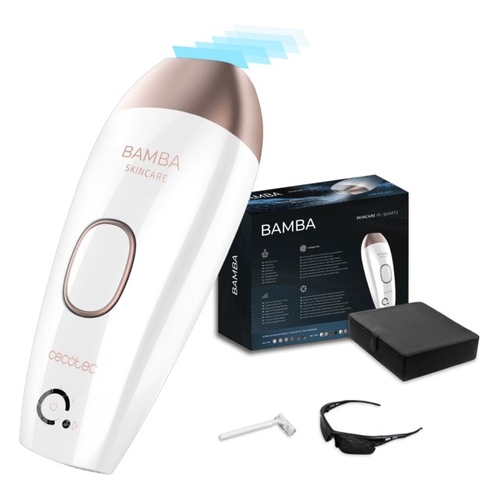 CECOTEC SKINCARE IPL QUARTZ Blanco-Rosa - Depiladora Luz Pulsada