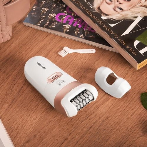 CECOTEC DEPIL-ACTION 6000 Blanco-Rosa - Depiladora 60 Pinzas
