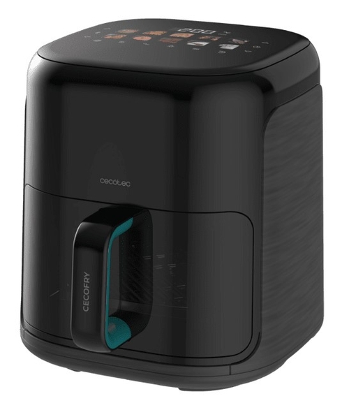CECOTEC CECOFRY&GRILL SMOKIN'PRIME 4000 Negro - Freidora de Aire 1900W 4L