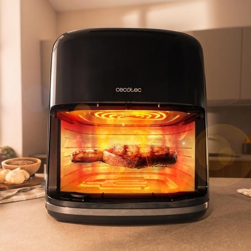 CECOTEC CECOFRY&GRILL SMOKIN'PRIME 4000 Negro - Freidora de Aire 1900W 4L