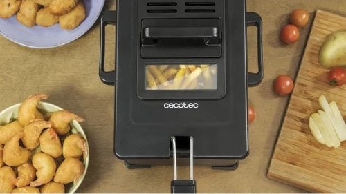 CECOTEC CLEANFRY Negro - Freidora 2000W 3L