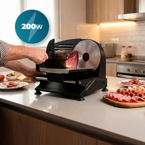 CECOTEC ROCK'NCUT SHURIKEN STEEL PROBLADES Negro - Cortafiambres 200W