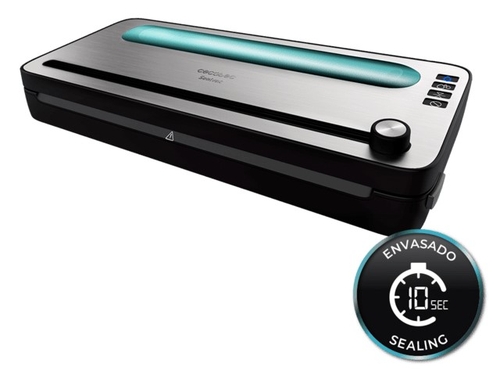 CECOTEC SEALVAC 120 STEELCUT INOX - Envasadora al Vacío - Selladora 120W