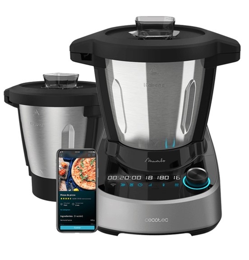 CECOTEC MAMBO 11090 HABANA INOX - Robot de Cocina 3.3L