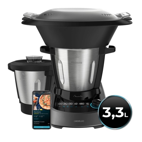 CECOTEC MAMBO 11090 HABANA INOX - Robot de Cocina 3.3L