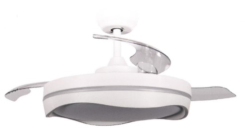 FM VR-1500 Blanco - Ventilador de Techo Aspas Retráctiles 69W
