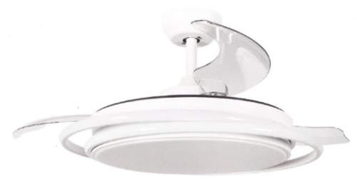 FM VR-1300 Blanco - Ventilador de Techo Aspas Retráctiles 99W