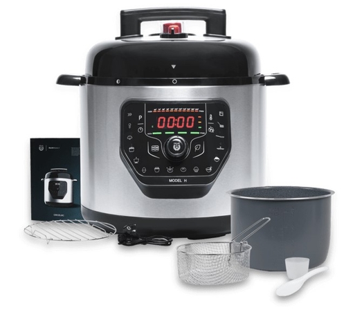 CECOTEC GM H INOX-Negro - Olla Programable 6L