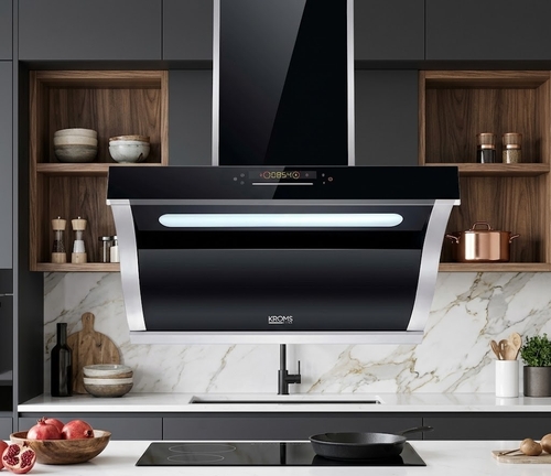 Campana Kromsline KC-JYC-90-C-BK-IX Negro 90CM 850 m3/h