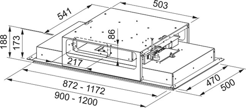 MEPAMSA CIELO SLIM 90 Blanco Mate - Campana Decorativa 90CM