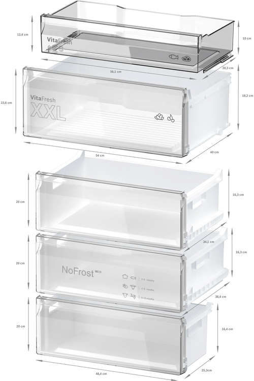 BOSCH KGN497ICT INOX - Frigorífico Combi No Frost