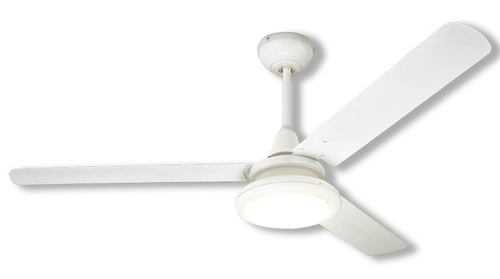 FM VTI-1140L Blanco - Ventilador de Techo 3 Aspas con Luz