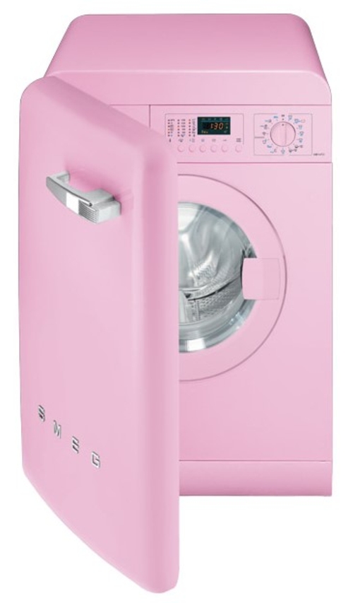 SMEG LBB14RO Rosa - Lavadora Carga Frontal 7KG 1400RPM