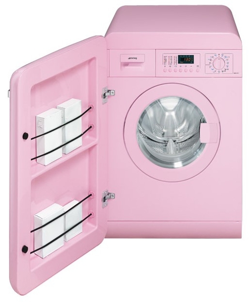 SMEG LBB14RO Rosa - Lavadora Carga Frontal 7KG 1400RPM