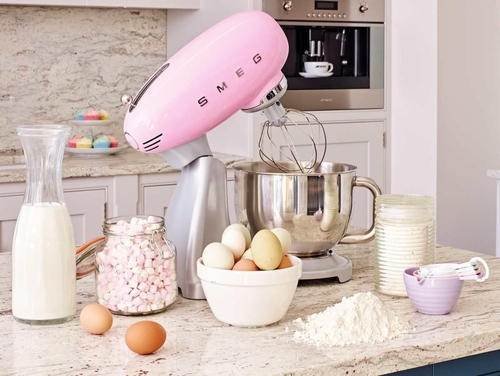 SMEG SMF-01-PGKEU Rosa Pastel - Robot de Cocina 800W