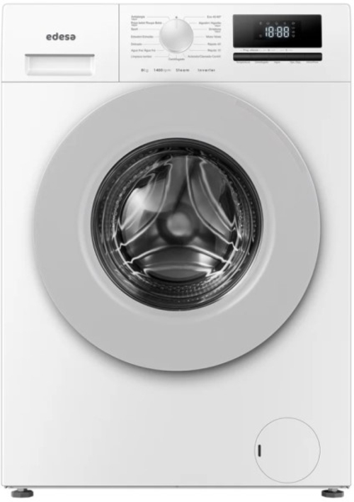 EDESA EWF-8404 WH Blanco - Lavadora Carga Frontal 8KG 1400RPM