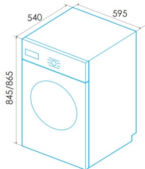 EDESA EWF-9402 WH Blanco - Lavadora Carga Frontal 9KG 1400RPM