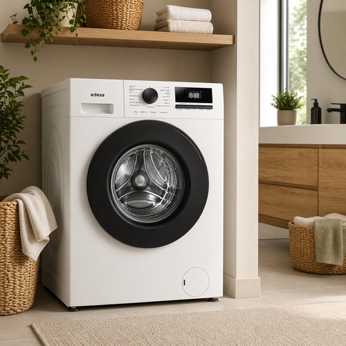 EDESA EWF-9402 WH Blanco - Lavadora Carga Frontal 9KG 1400RPM