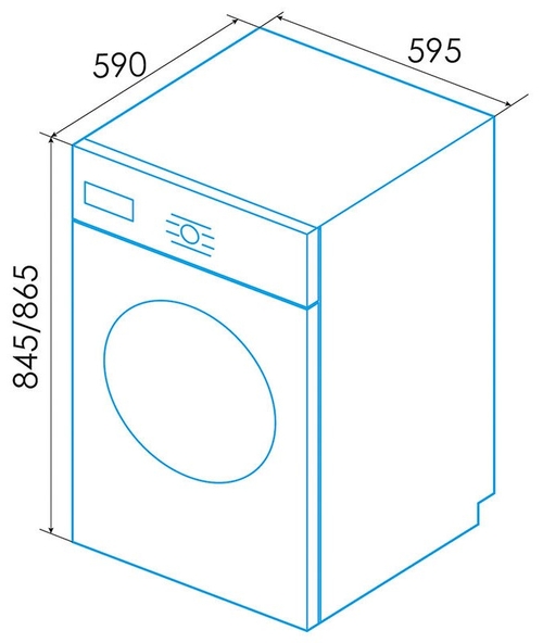 EDESA EWF-10401 WH Blanco - Lavadora Carga Frontal 10KG 1400RPM