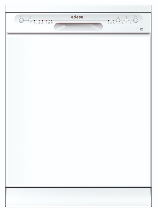 EDESA EDW-6120 WH Blanco - Lavavajillas 60CM 12 Servicios