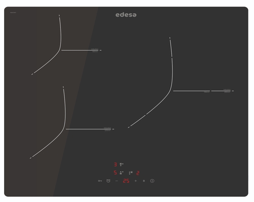 EDESA EIT-6328-R Negro - Vitrocerámica de Inducción 60CM