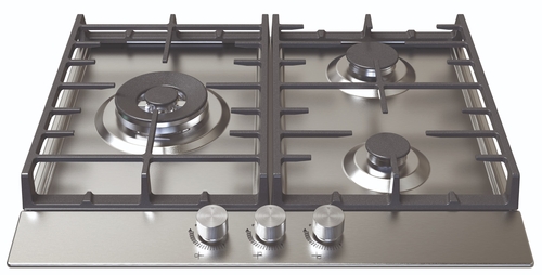 EDESA EGX-6031 TI TR CI B INOX - Placa de Gas 60CM Gas Butano